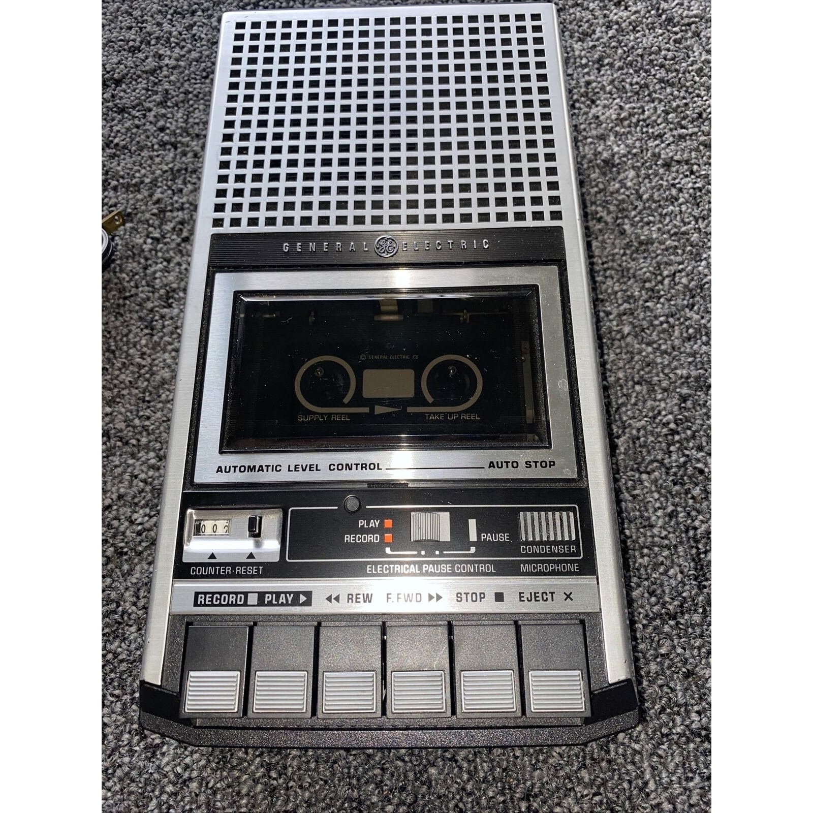 GE Vintage 3530 Miniature Cassette Tape Recorder