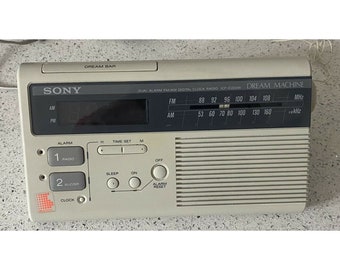 SONY ICF-C221L DIGIMATIC RADIO REVEIL VINTAGE - RADIO-RÉVEIL