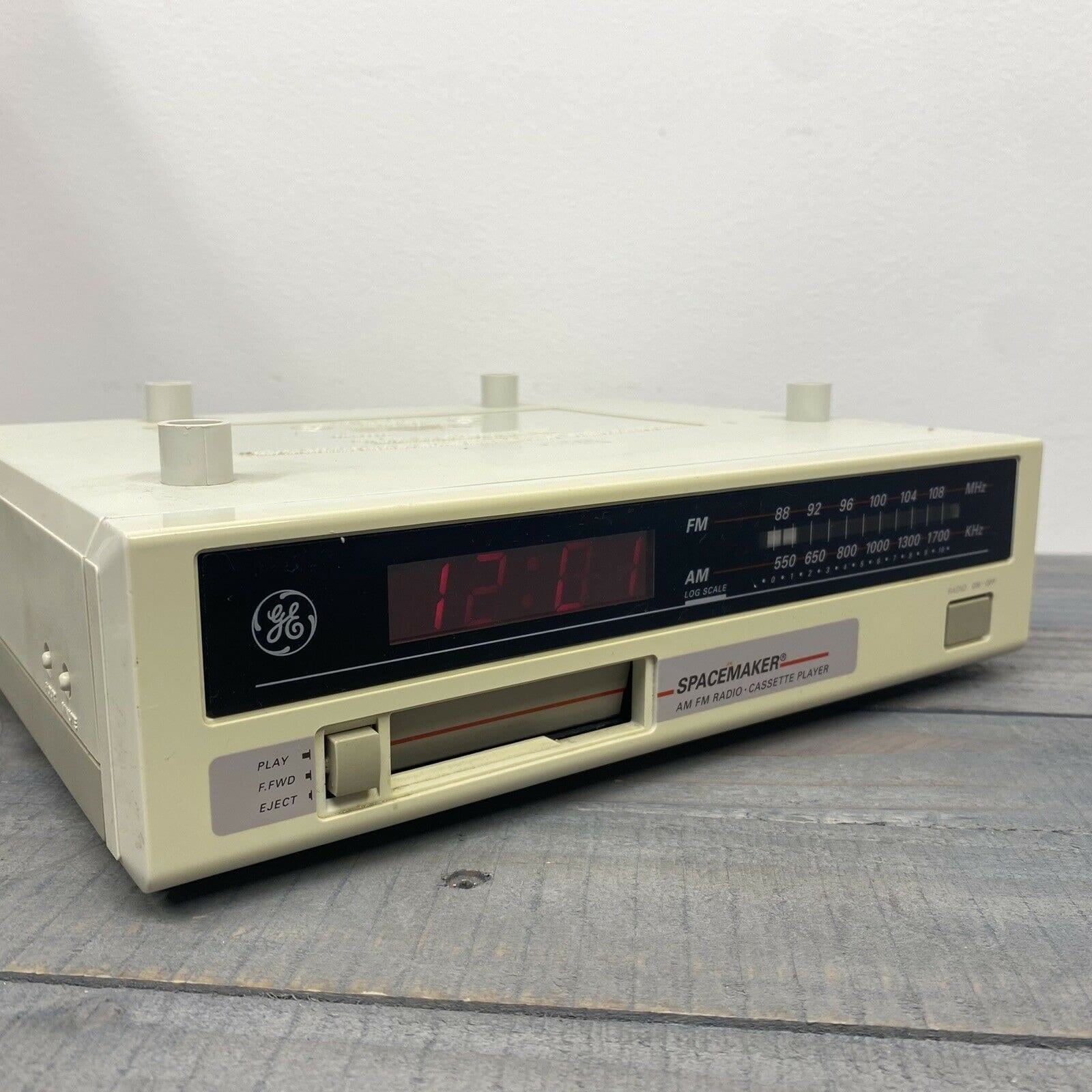 GE Spacemaker AM FM Radio Cassette Player 74260A Etsy