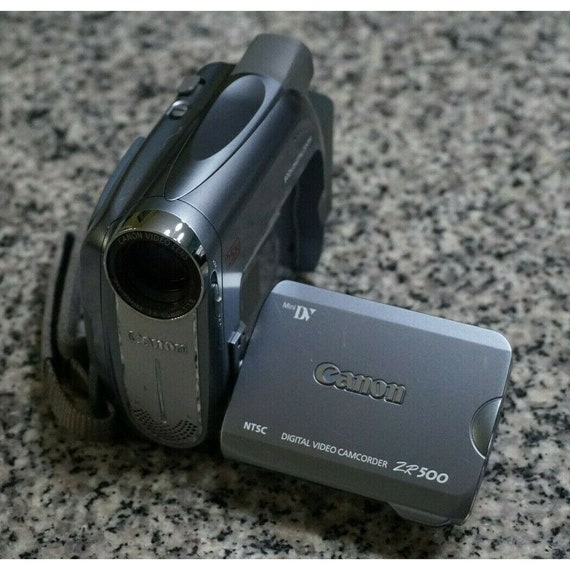 Canon ZR500 DV Videocámara NTSC 25x Transferencia de -
