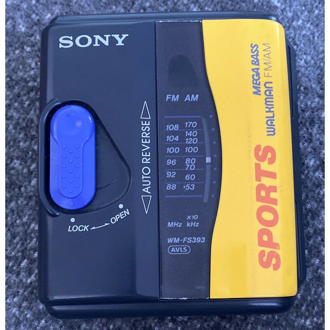 Sony Walkman WM-FX453 Cassette Tape Player Auto Reverse Mega Bass