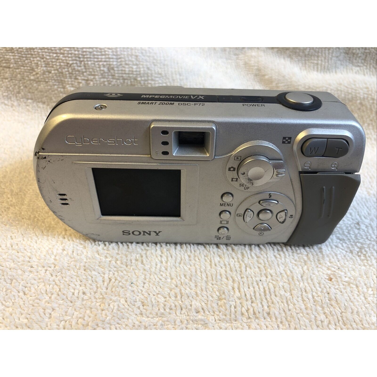 Silver Sony Cybershot DSCP51 Digital Camera 2.0 MP Etsy