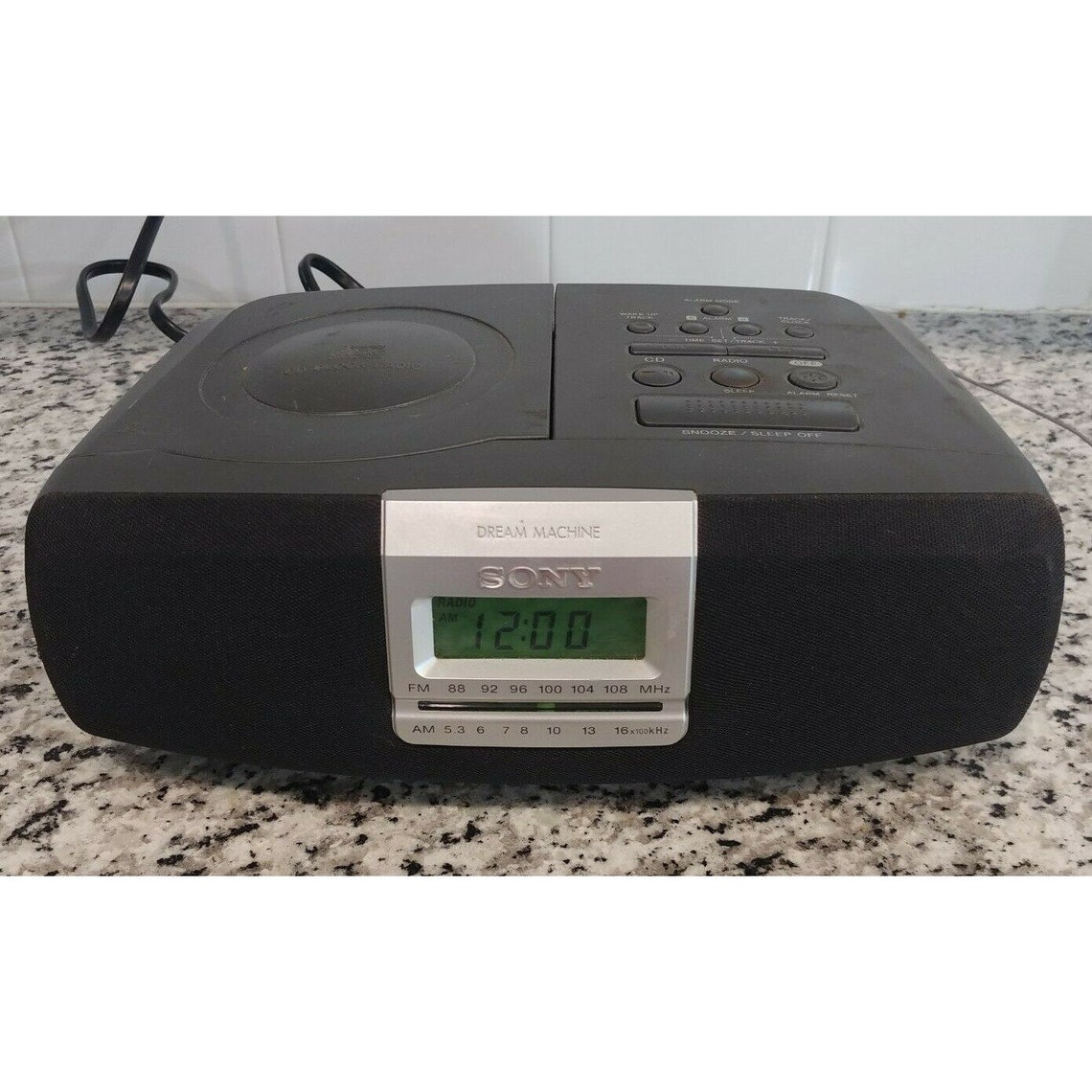 Sony Dream Machine Cd/am/fm Radio Alarm Clock ICFCD821 CD Etsy