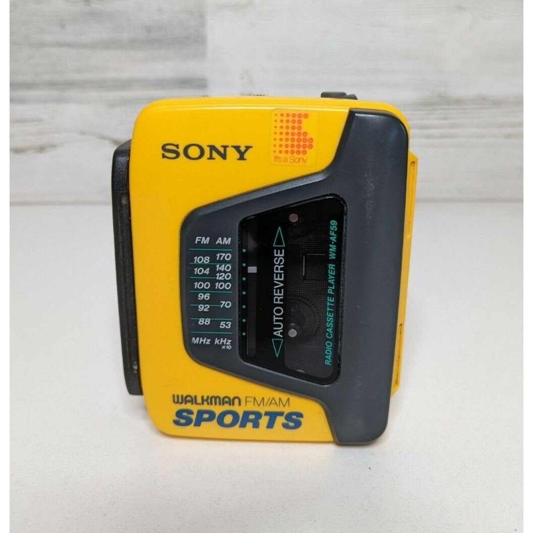 Sony Walkman Sports WM-AF59 Portable FM/AM Cassette Radio - Etsy