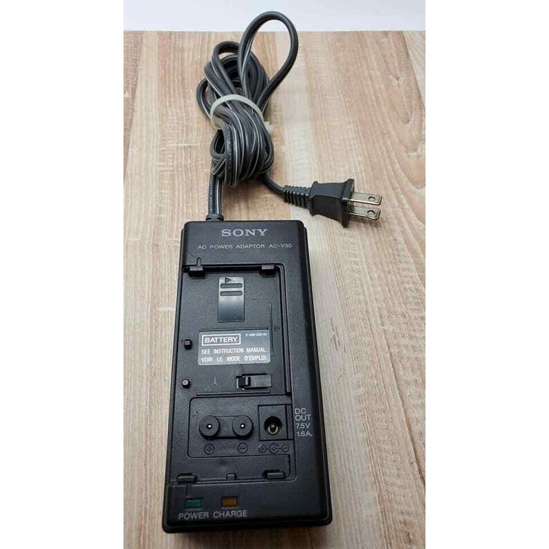 Sony AC Power Adaptor Battery Charger Model ACV30 T8 Etsy