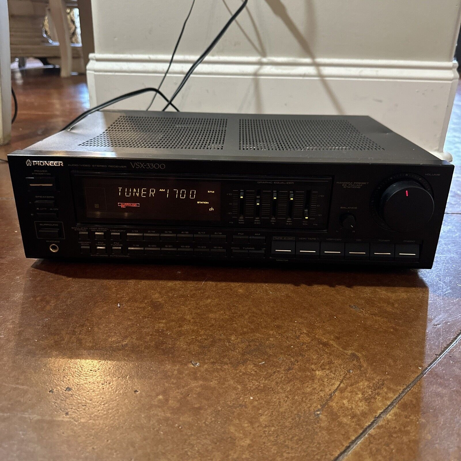 Pioneer VSX-3300 AM/FM Audio/video Stereo Receiver No Remote - Etsy