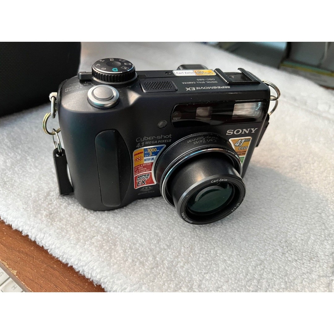 Sony DSCS85 Cybershot 4.1MP Digital Still Camera With 3x Etsy