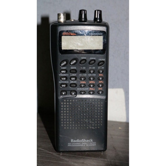 Radio Shack PRO-91 Trunking Scanner Radio VHF/UHF/800 Mhz 