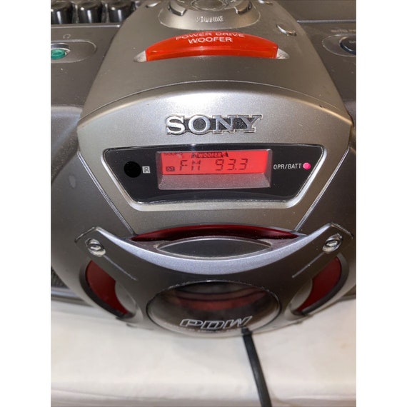 Sony CFD-G55 CD/Cassette Boombox (Black)