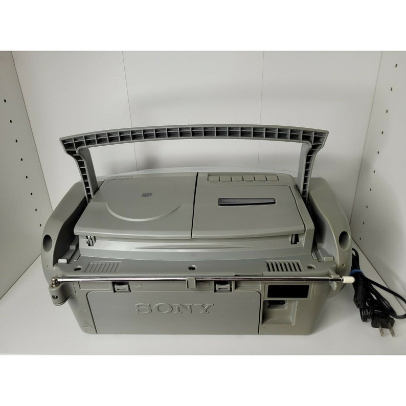 Sony CFDS22 Mega Bass CD Player AM Fm Radio Cassette Boombox Etsy