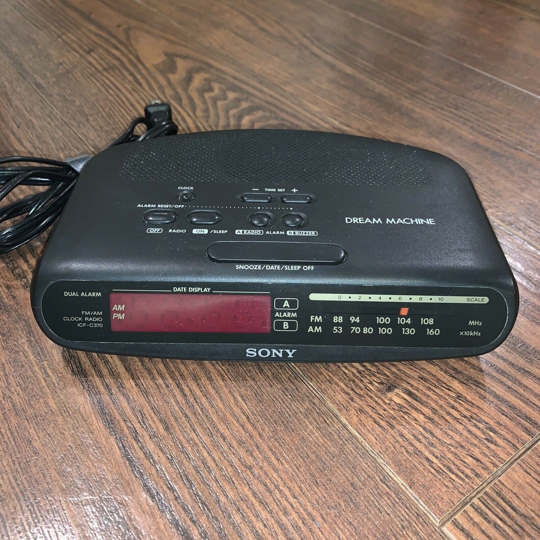 Sony Dream Machine Digital Clock Radio ICFC370 AM FM Dual Alarm Etsy