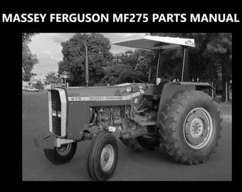MASSEY FERGUSON MF 1040 DELHANDBOKAR - 140 sidor sprängskisser för service och reparation av MF1040 traktor