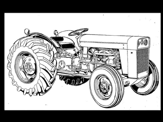 Massey Ferguson TO-35 MF 202 204 Tractor Parts Manual Gas & Diesel Spares  List 