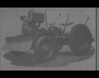 GIBSON TRACTOR MANUAL Parts List with Operations Maintenance Service and  Repair Info