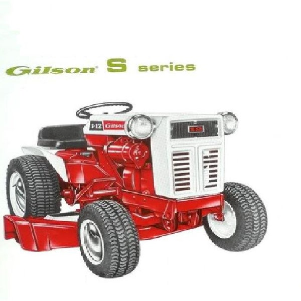 Gilson Montgomery Ward Tractor Parts Manual 450pgs with Mower & Loader Information