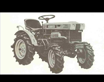 Manual de piezas de tractor KUBOTA B6000 B6000E 115pg para servicio y reparación con diagramas despiezados para tractores de gasolina y diésel