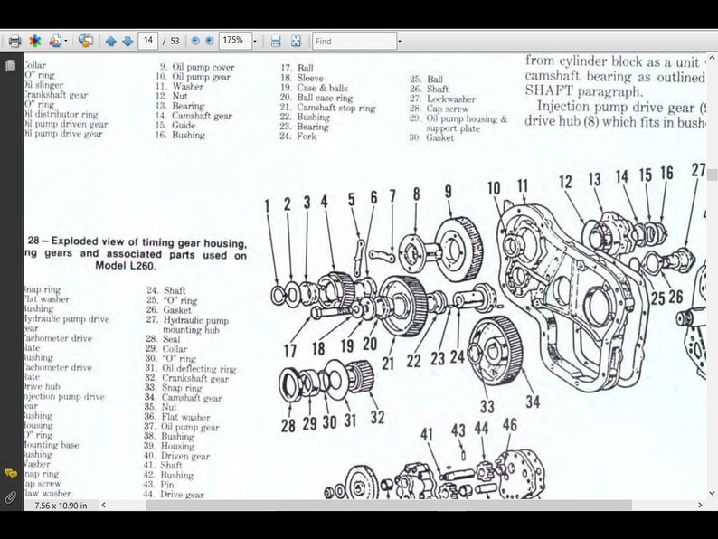KUBOTA L260 Tractor Service Manual With L260D L260DT L260 DT Set up