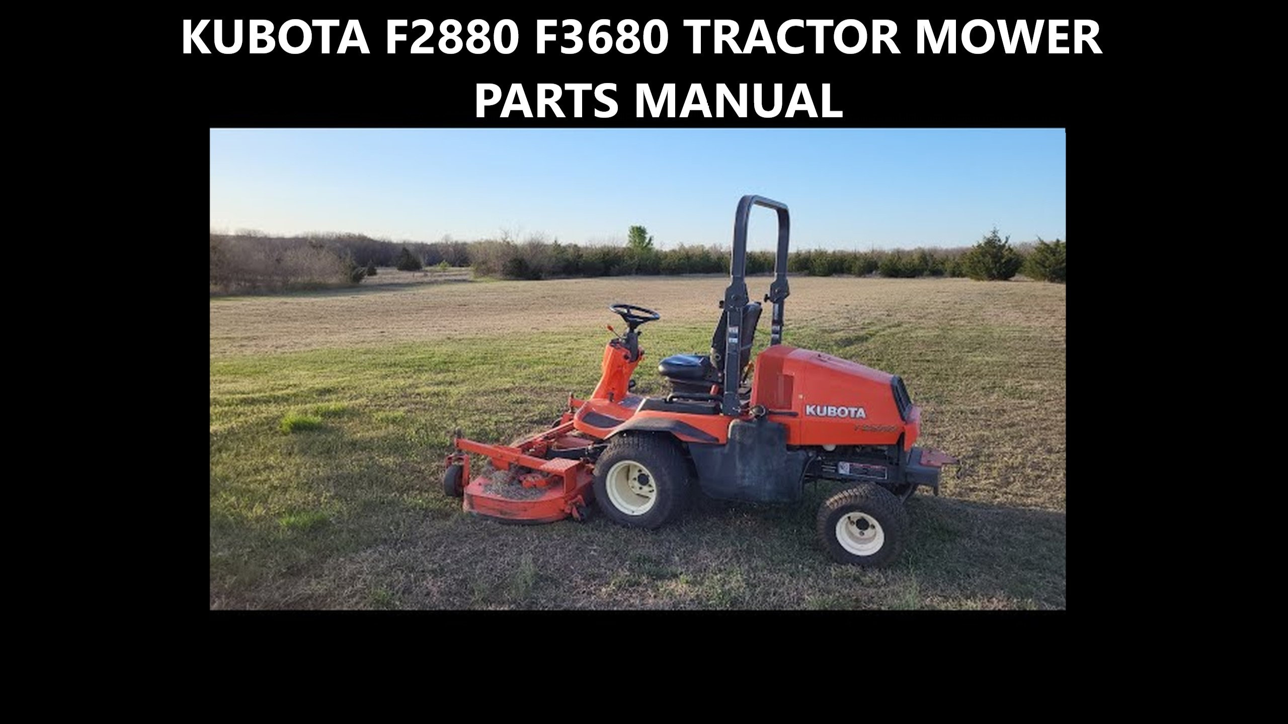 Kubota f3680 sale