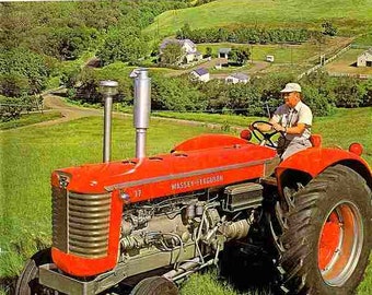 MASSEY FERGUSON MF97 Operations Manual - 50pgs for MF 97 Tractor Maintenance Repair and Basic Service