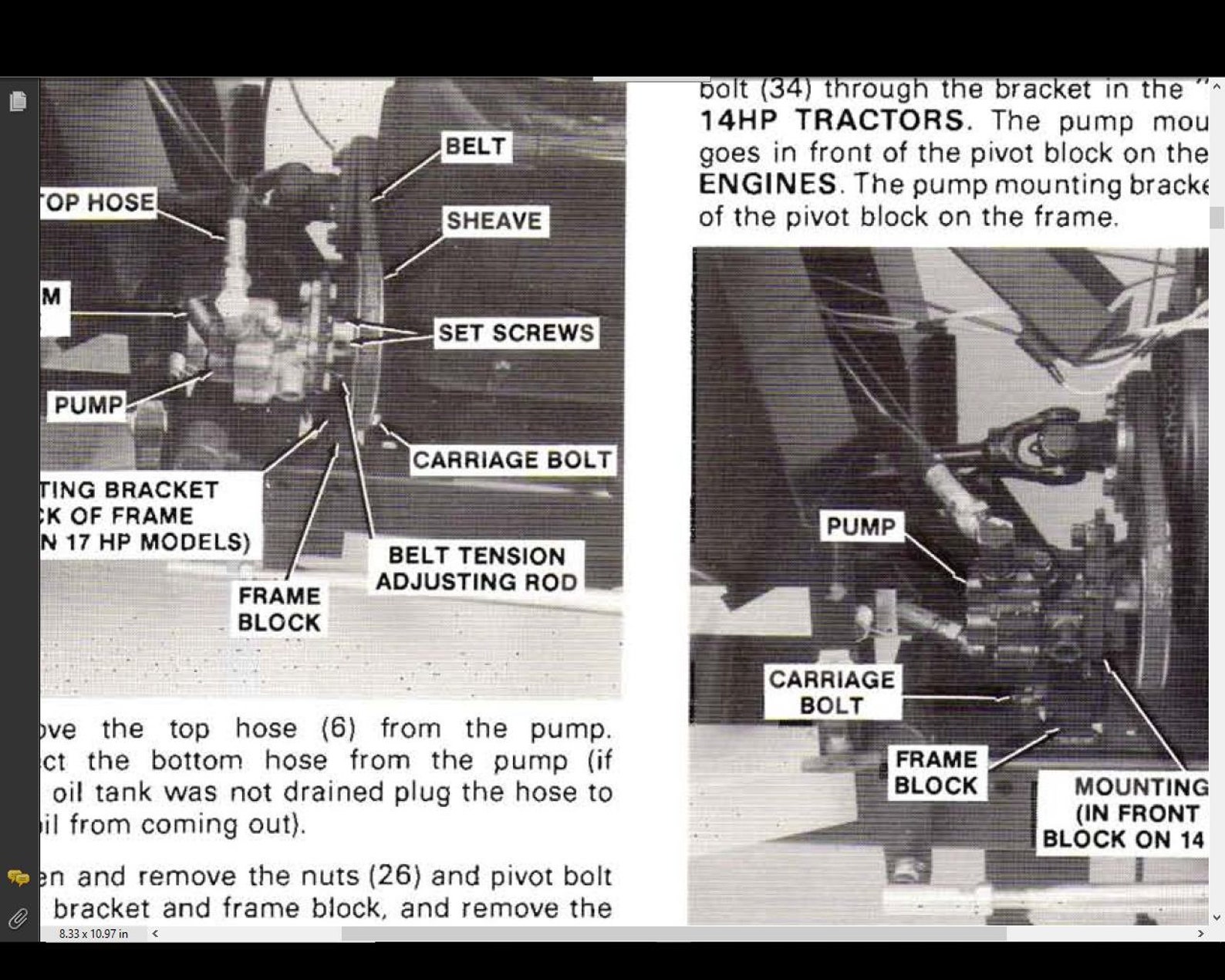 POWER KING 1600 2400 TRACTOR Operations and Parts Manuals 130 Pg With