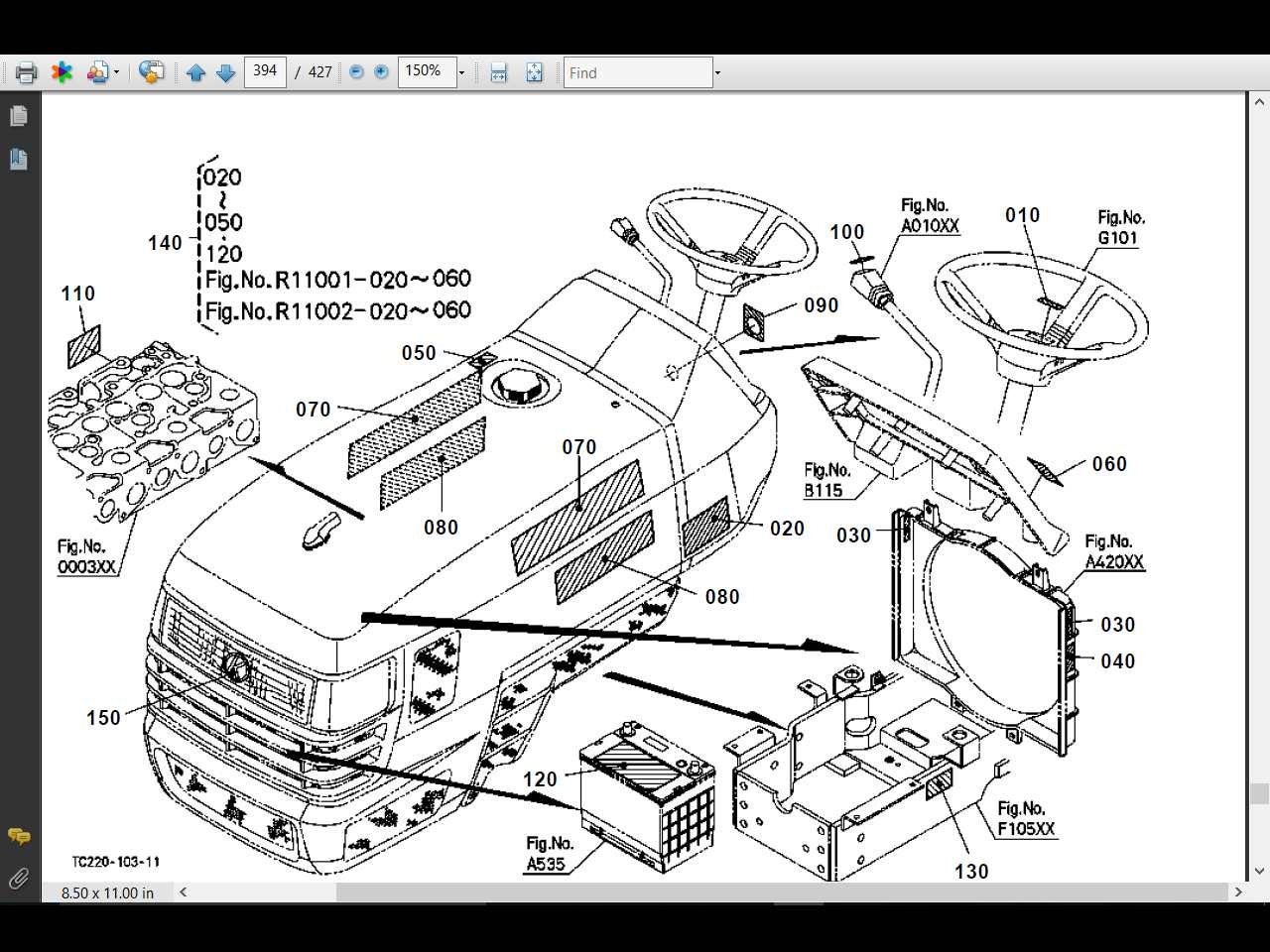 KUBOTA L2800 L2800 DT Parts Manual Set 425 pgs with Exploded | Etsy