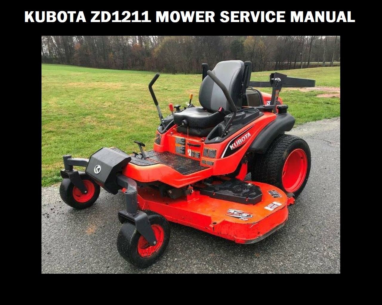 Kubota zd1211 online oil change
