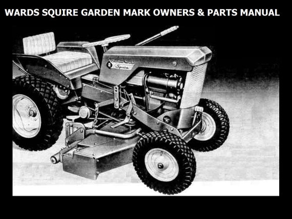 WARDS SQUIRE Tractor Operations Parts Manual 50pgs With