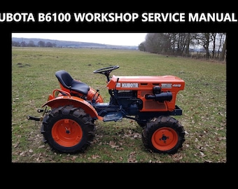 KUBOTA B7100 TRACTOR Workshop Service Manuals - 355 pgs also covers B-7100 HST-D and more with Diesel Service and Repair