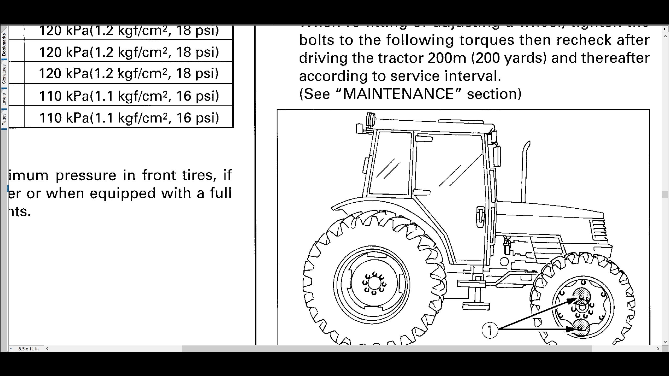 KUBOTA M5700 M6800 M8200 HDC Tractor Manual -100pgs for M5700HDC