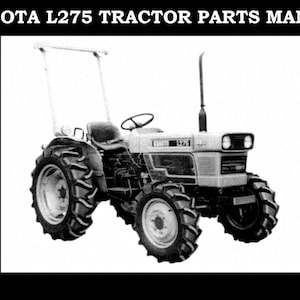KUBOTA L275 Tractor Parts Manual Set -260pgs with Detailed Exploded L 275 L-275 Diagrams and Part Number Lists for Easier Repair and Service