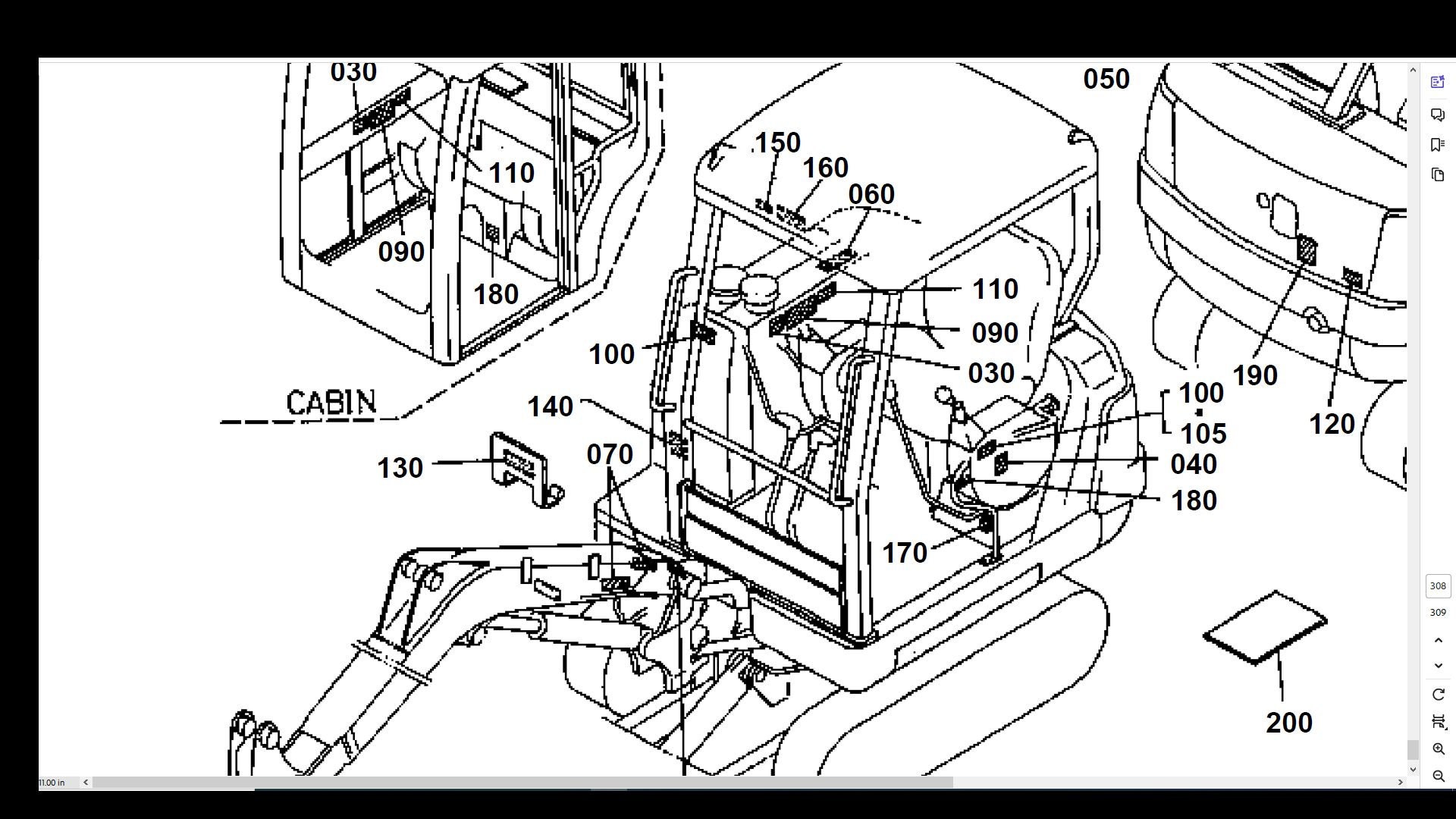 KUBOTA KX121 Parts Manual -310pgs With Exploded Diagrams & Part