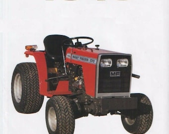 MASSEY FERGUSON MF1010 1020 Workshop Service manuals for MF 1010 Tractor Repair