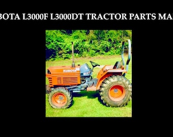 MANUAL DE PIEZAS KUBOTA L3000 - Más de 600 páginas con diagramas de despiece y listas de números de pieza para el L-3000 Dt F, para facilitar la reparación de tractores de gasolina y diésel.