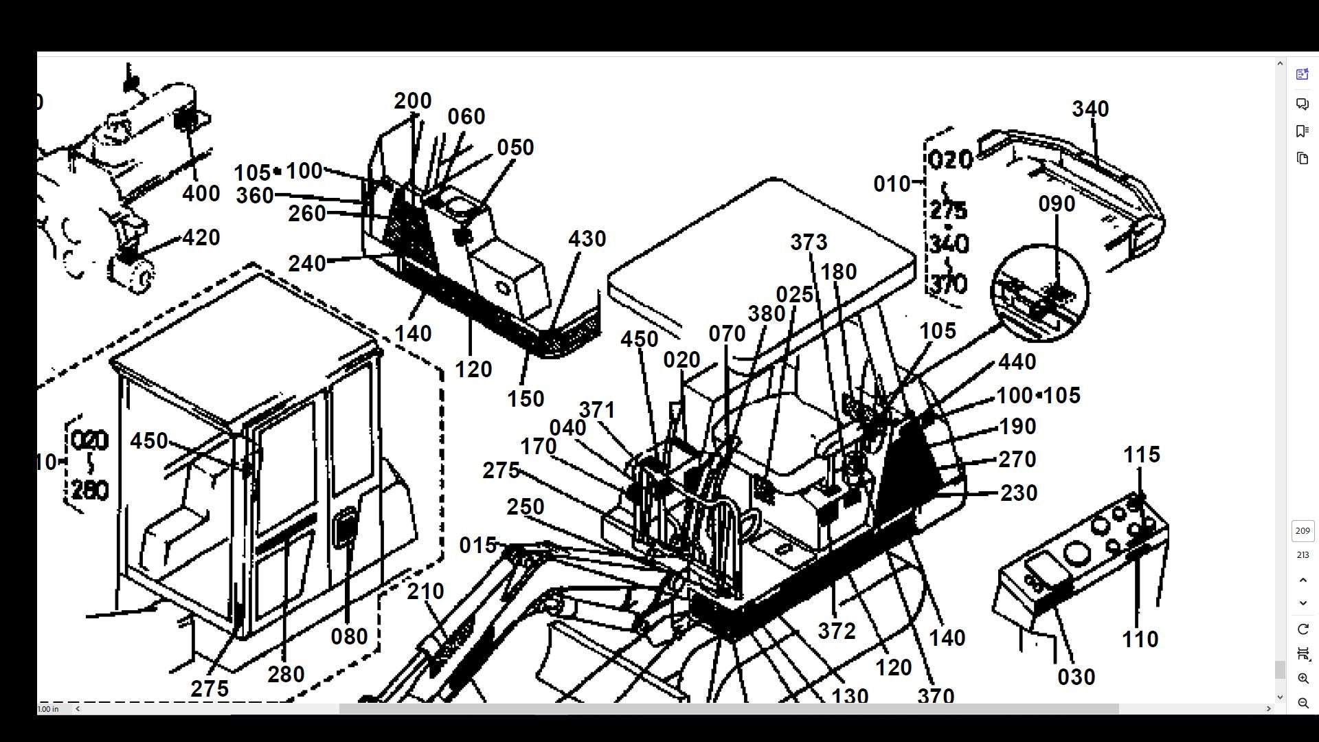 KUBOTA KH41 Parts Manual -210pgs With Exploded Diagrams
