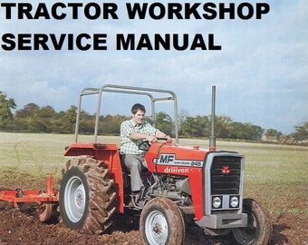 MASSEY FERGUSON MF245 Workshop Service Manual - 200pg for MF 245 Tractor Service Tuning Rebuilding & Repair