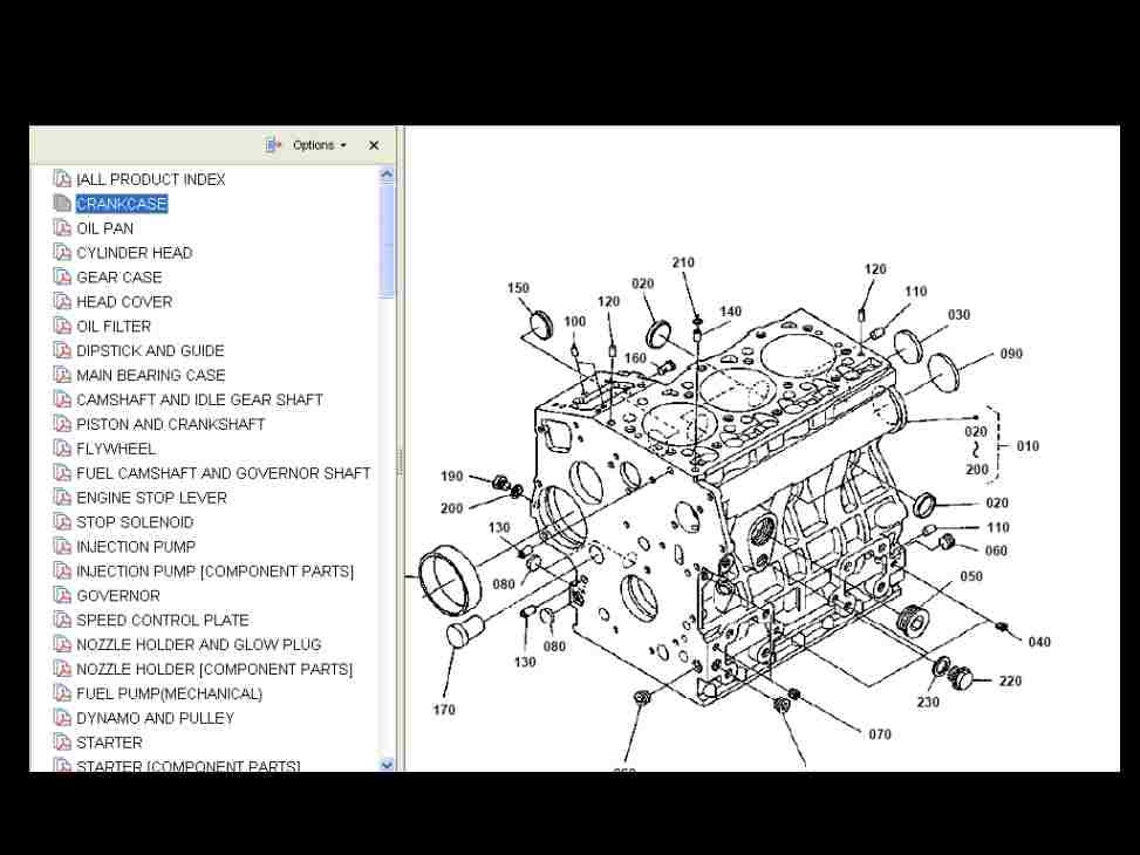 KUBOTA BX 2230 BX 2230 D Parts Manual 260pg of BX2230D Tractor Exploded