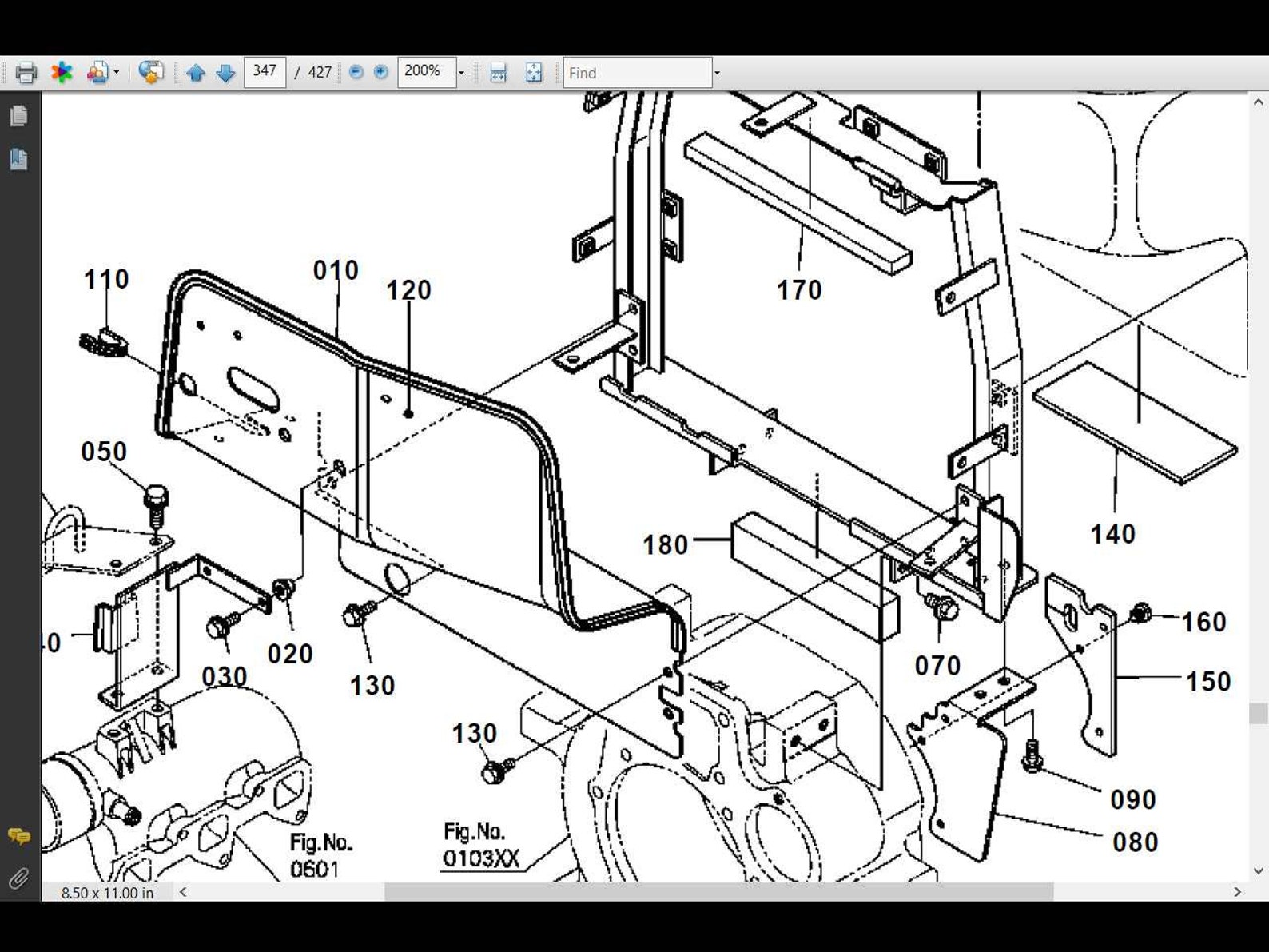 KUBOTA L2800 L2800 DT Parts Manual Set 475pgs With Exploded Diagrams