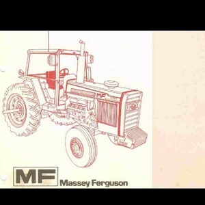 MASSEY FERGUSON MF 2745 PARTs MANUALs - 380 pages with Exploded Diagrams and Part Numbers for Diesel Orchard Tractor Service & Repair