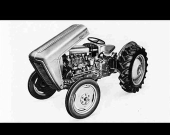 MASSEY FERGUSON MF 35 Gas and Diesel Tractor Operations Manual Collection -  140pgs for MF35 Service Maintenance Tuning & Repair