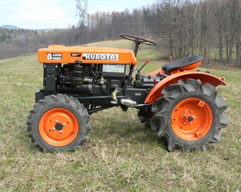 KUBOTA B6000 WERKPLAATS- EN BEDIENINGShandleiding - 200 pagina's met tractorservice en motorreparatie