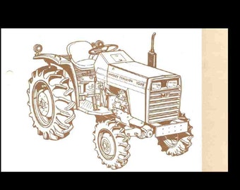 MASSEY FERGUSON 1035 Traktor Teile Anleitung - 150pgs mit Diagrammen und Teilenummern für MF1035 Service und Reparatur