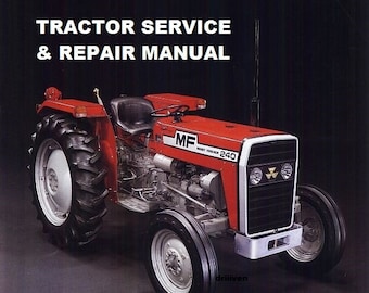 MASSEY FERGUSON MF240 Workshop ServiceAnleitung -191pgs für MF 240 Traktor Umbau Tuning & Reparatur
