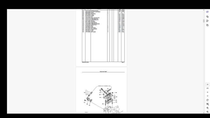 KUBOTA L4400 Parts Manual - 340pg for L3400DT DT LA703 Loader With