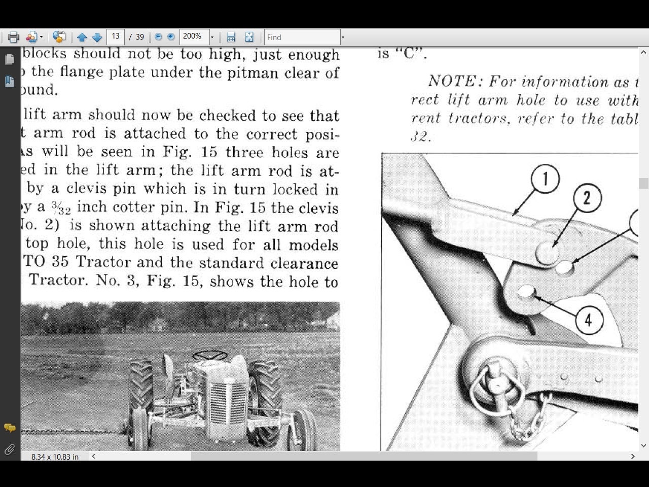 MASSEY FERGUSON MF 31 32 Mower Manual 75 Pages for MF31 MF32 Tractor ...