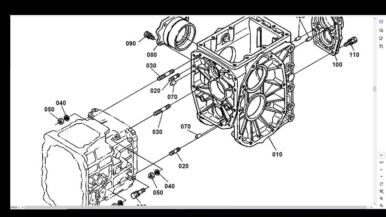 KUBOTA B7610 Tractor Parts Manual -430pgs With Detailed Exploded ...