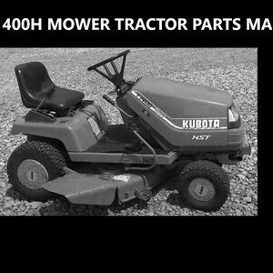 KUBOTA T1400 TRACTOR Mower Parts Manual -110pgs for T1400HST T1400H Tractors with Exploded Diagrams to aid in Service and Repair