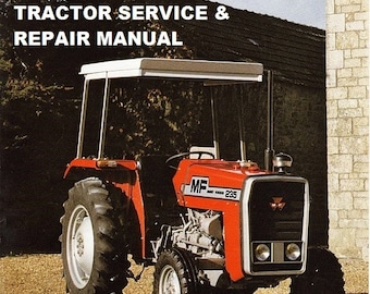 MASSEY FERGUSON MF235 Werkstatt Bedienungsanleitung 183pg mit MF 235 Traktor Neuaufbau & Reparatur