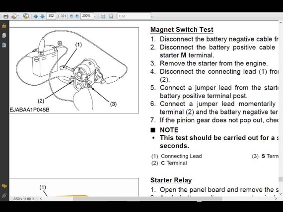 KUBOTA G3200 G4200 G5200 G6200 TRACTOR MANUAL for G 3200 4200 5200