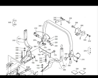 KUBOTA ZD18 ZD18F PARTS MANUAL 230pg -260pgs With Exploded Part