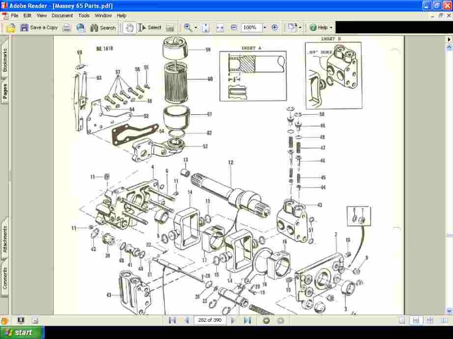 Massey Ferguson 130 135 165 Hydraulic Operators Manual – New, Unused, Complete